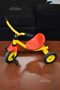 Giocattolo Triciclo Giallo Rosso Rolly Toys