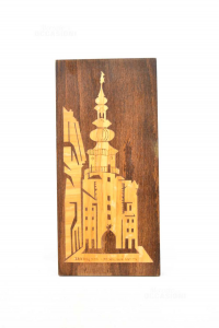Painting Carved Wood Bratislava 38x28 Cm