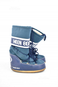 Après-ski Moon Boot Woman Blue Size 35-38