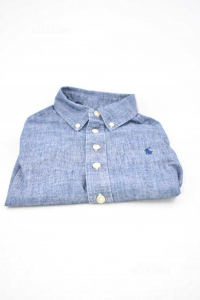 Shirt Baby Polo Ralph Lauren Light Blue Size 8 Years