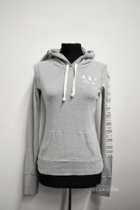 Sweatshirt Woman Ambercrombie Grey Size S