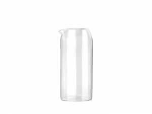 H&H brocca borosilicato trasparente cilindrica 1,1lt