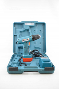 Screwdriver Makita 9100 With By Battery And Power Supply + Briefcase