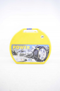 Snow Chains For Cars Powerx20 Yellow New