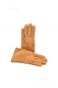 Leather Gloves Lamb Woman Size.m