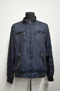 Jacket Light Man Pierre Cardin Blue Dark Size L