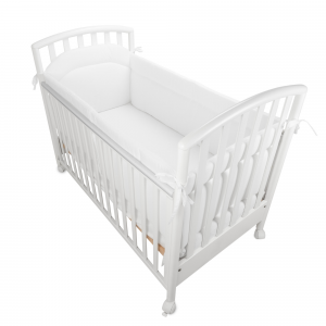 Nobodinoz Paracolpi per Lettino Alexandria - Celeste Riviera - Cotone bio  unisex (bambini)