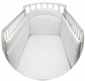 Paracolpi Lettino Paracolpi Lettino 4 Lati Paracolpi Culla paracolpi  lettino neonato Cradle Protector Baby protezione 2 pannelli angoli :  : Prima infanzia