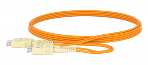 Intellinet 511216 Cavo A Fibre Ottiche 3 M Con Connettori ST-ST, Duplex, 62.5/125 µm, Colore Arancione, PVC