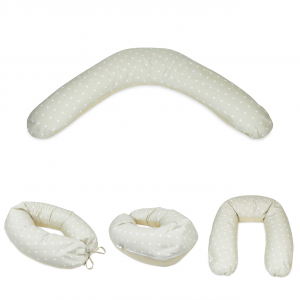Cuscino allattamento multiuso Smile stelline beige