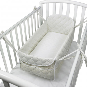 Riduttore  lettino Mini Letto 360 - completo trapuntato beige 