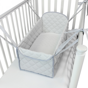 Riduttore  lettino Mini Letto 360 - completo trapuntato Grigio