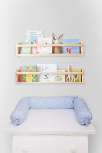 Paracolpi Lettino Riduttore Cilindro Sfoderabile 190x15Cm - Stelle Azzurro