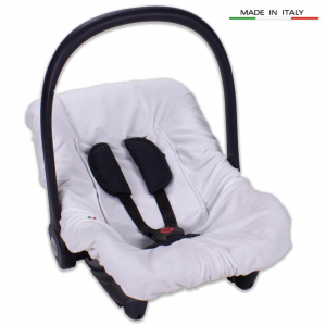 Rivestimento in MICROFIBRA per ovetto 0-13Kg  bianco 