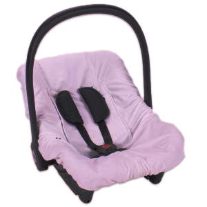 Rivestimento  per ovetto 0-13Kg in spugna di cotone - Rosa