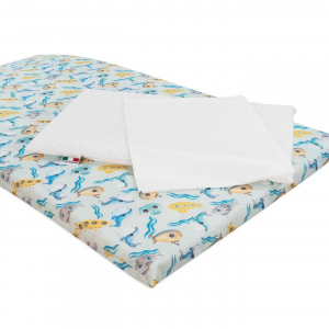Materasso Lettino da Campeggio con Cuscino e Federa -Nemo-