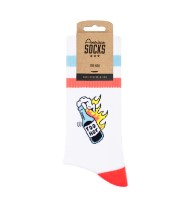American Socks Calze Mid High Street Riot, Unisex, Taglie S/M E L/XL, Antiumidità, Rinforzate