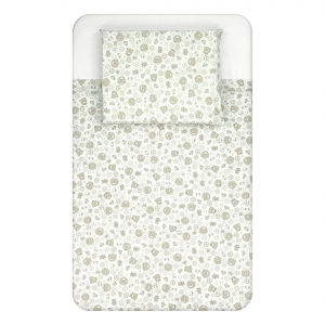 Lenzuola Next To Me Compatibili 3 Pezzi - Orsetto Beige