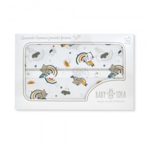 Set Lenzuola Carrozzina Bambino 3 Pezzi - Fantasia Beige