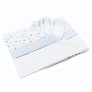 Set Lenzuola Lettino Bambino 3 Pezzi - Romantica Cielo